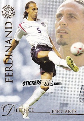 Sticker Ferdinand Rio - World Football UNIQUE 2007 n. 10 - Futera