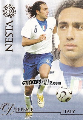 Sticker Nesta Alessandro - World Football UNIQUE 2007 n. 15 - Futera