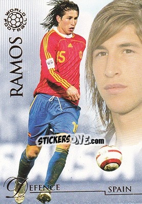 Sticker Ramos Sergio - World Football UNIQUE 2007 n. 16 - Futera