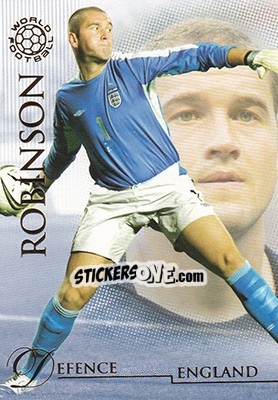 Sticker Robinson Paul - World Football UNIQUE 2007 n. 17 - Futera
