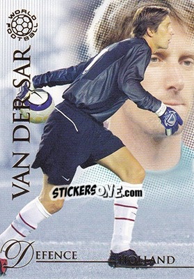 Sticker van der Sar Edwin - World Football UNIQUE 2007 n. 24 - Futera
