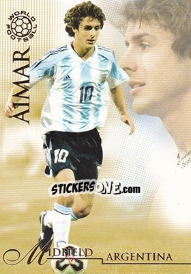 Sticker Aimar Pablo - World Football UNIQUE 2007 n. 26 - Futera
