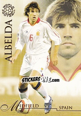 Sticker Albelda David - World Football UNIQUE 2007 n. 27 - Futera
