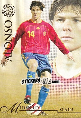 Sticker Alonso Xabi - World Football UNIQUE 2007 n. 28 - Futera