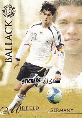 Sticker Ballack Michael - World Football UNIQUE 2007 n. 29 - Futera