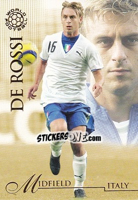 Sticker De Rossi Daniele - World Football UNIQUE 2007 n. 36 - Futera
