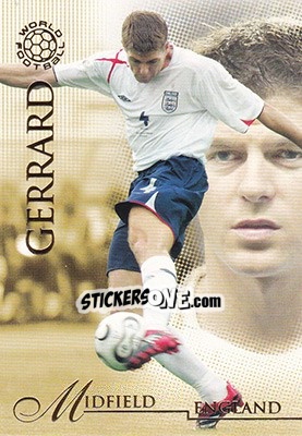 Sticker Gerrard Steven - World Football UNIQUE 2007 n. 41 - Futera