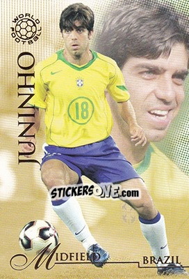 Sticker Juninho - World Football UNIQUE 2007 n. 44 - Futera