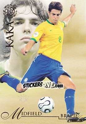 Sticker Kaka - World Football UNIQUE 2007 - Futera