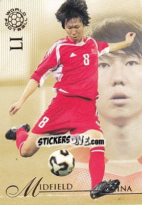 Sticker Li Tie - World Football UNIQUE 2007 - Futera