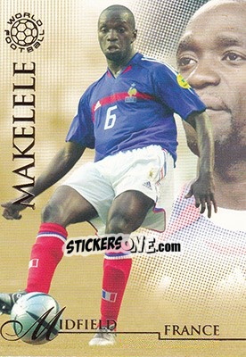 Sticker Makelele Claude - World Football UNIQUE 2007 n. 50 - Futera