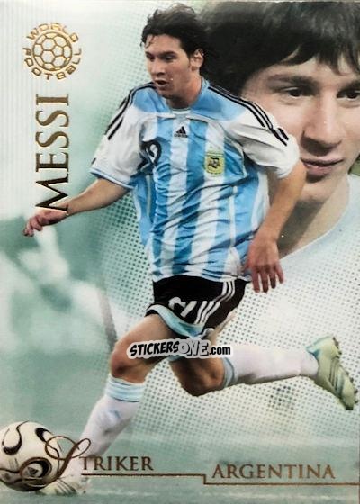 Sticker Messi Lionel - World Football UNIQUE 2007 n. 81 - Futera