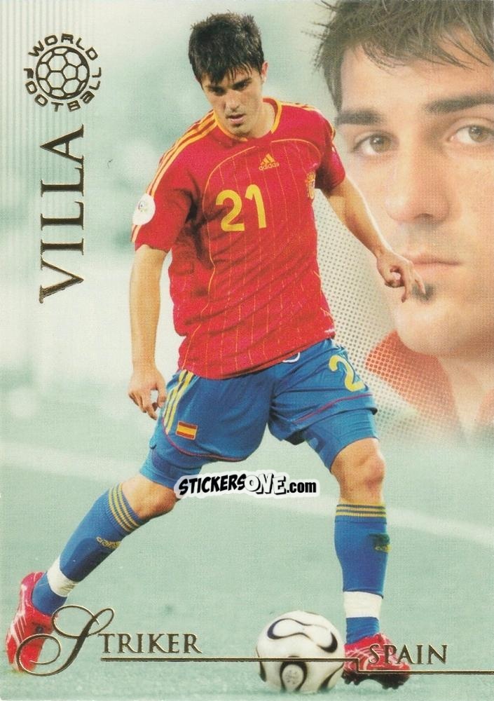 Sticker Villa David - World Football UNIQUE 2007 n. 98 - Futera