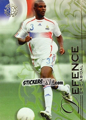 Sticker Abidal Eric - World Football UNIQUE 2008 n. 1 - Futera