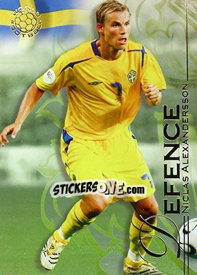 Sticker Alexandersson Niclas - World Football UNIQUE 2008 - Futera
