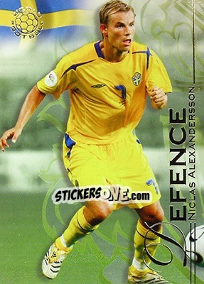 Sticker Alexandersson Niclas - World Football UNIQUE 2008 n. 2 - Futera