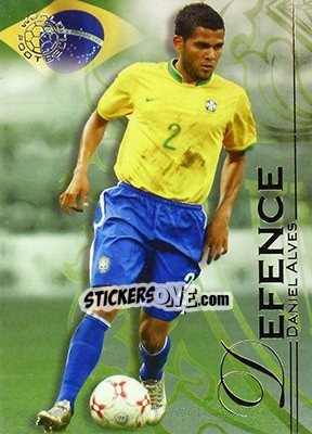 Sticker Alves Dani - World Football UNIQUE 2008 n. 3 - Futera
