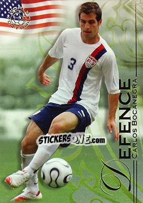 Sticker Bocanegra Carlos - World Football UNIQUE 2008 n. 4 - Futera