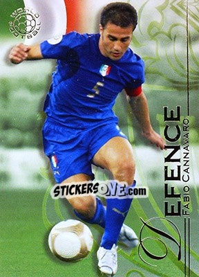 Cromo Cannavaro Fabio - World Football UNIQUE 2008 - Futera