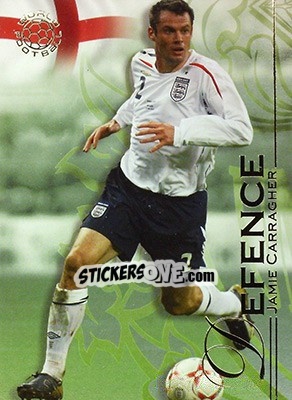 Sticker Carragher Jamie - World Football UNIQUE 2008 n. 8 - Futera