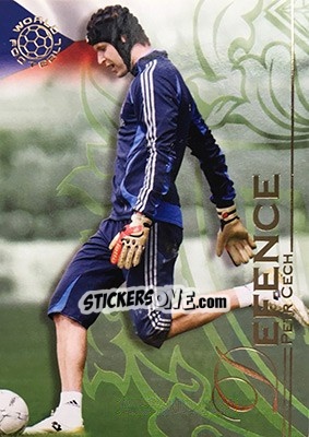 Sticker Cech Petr - World Football UNIQUE 2008 n. 10 - Futera