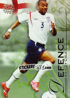 Sticker Cole Ashley - World Football UNIQUE 2008 - Futera