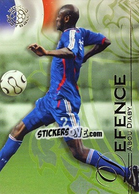 Sticker Diaby Abou - World Football UNIQUE 2008 n. 13 - Futera