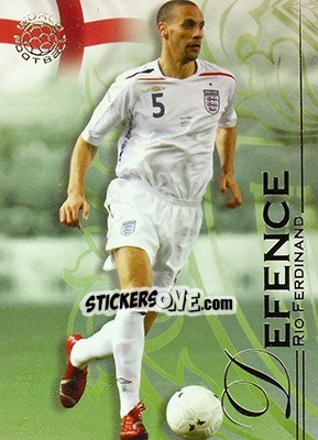 Sticker Ferdinand Rio - World Football UNIQUE 2008 n. 15 - Futera