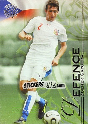 Sticker Grygera Zdenek - World Football UNIQUE 2008 - Futera
