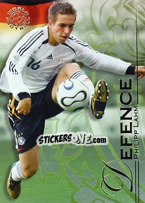 Sticker Lahm Philipp - World Football UNIQUE 2008 n. 22 - Futera