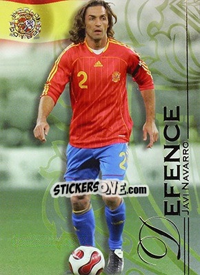 Sticker Navarro Javi - World Football UNIQUE 2008 - Futera