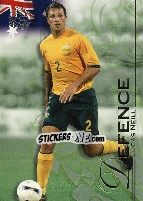 Sticker Neill Lucas - World Football UNIQUE 2008 n. 30 - Futera