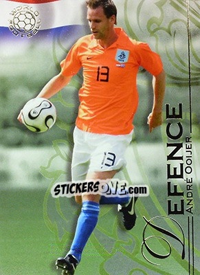 Sticker Ooijer André - World Football UNIQUE 2008 n. 32 - Futera