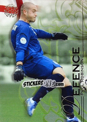 Sticker Robinson Paul - World Football UNIQUE 2008 n. 36 - Futera