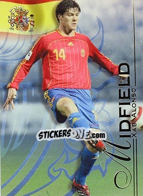Sticker Alonso Xabi - World Football UNIQUE 2008 n. 43 - Futera