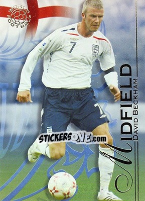 Sticker Beckham David - World Football UNIQUE 2008 n. 47 - Futera