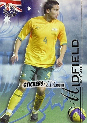 Sticker Cahill Tim - World Football UNIQUE 2008 n. 48 - Futera
