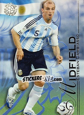 Sticker Cambiasso Esteban - World Football UNIQUE 2008 n. 49 - Futera