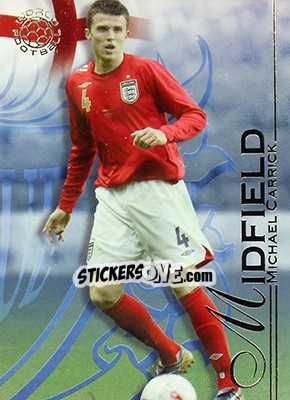 Sticker Carrick Michael - World Football UNIQUE 2008 n. 50 - Futera