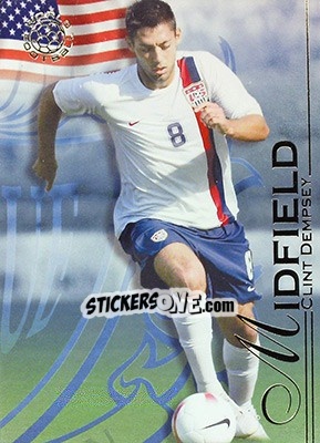 Sticker Dempsey Clint - World Football UNIQUE 2008 n. 53 - Futera