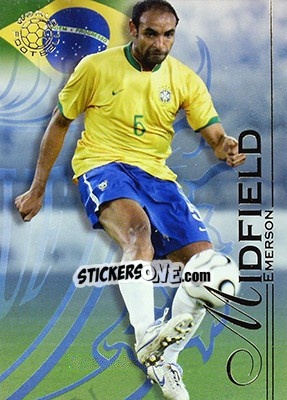 Sticker Emerson - World Football UNIQUE 2008 n. 56 - Futera