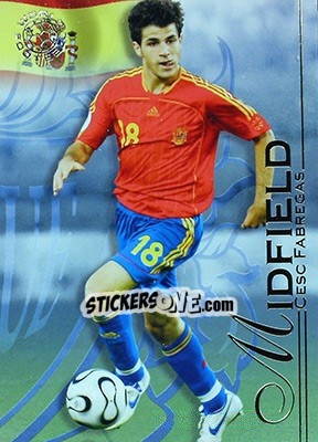 Sticker Fabregas Cesc - World Football UNIQUE 2008 n. 59 - Futera