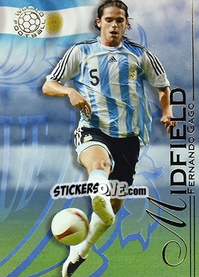 Cromo Gago Fernando - World Football UNIQUE 2008 - Futera