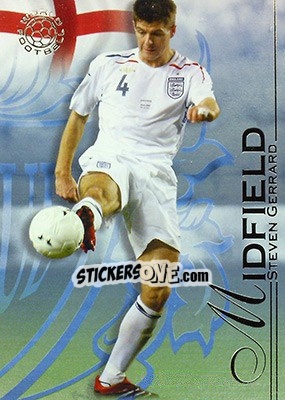 Sticker Gerrard Steven - World Football UNIQUE 2008 - Futera