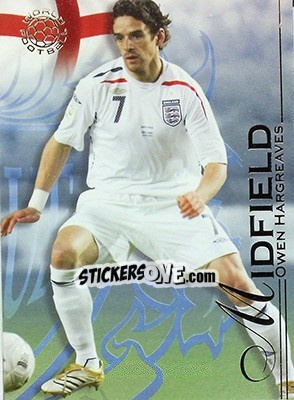 Sticker Hargreaves Owen - World Football UNIQUE 2008 n. 65 - Futera