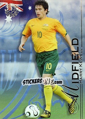 Sticker Kewell Harry - World Football UNIQUE 2008 - Futera