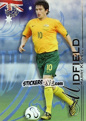 Sticker Kewell Harry - World Football UNIQUE 2008 n. 69 - Futera