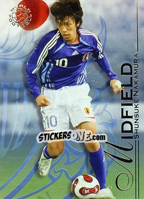 Sticker Nakamura Shunsuke - World Football UNIQUE 2008 n. 76 - Futera