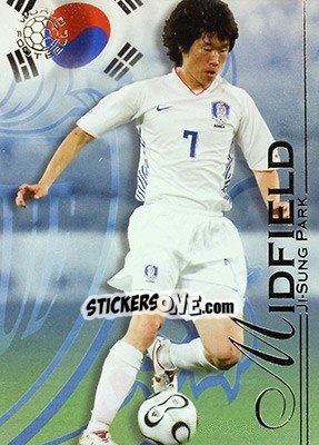 Sticker Park Ji-Sung - World Football UNIQUE 2008 - Futera