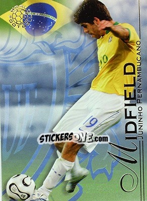 Sticker Pernambucano Juninho - World Football UNIQUE 2008 n. 79 - Futera
